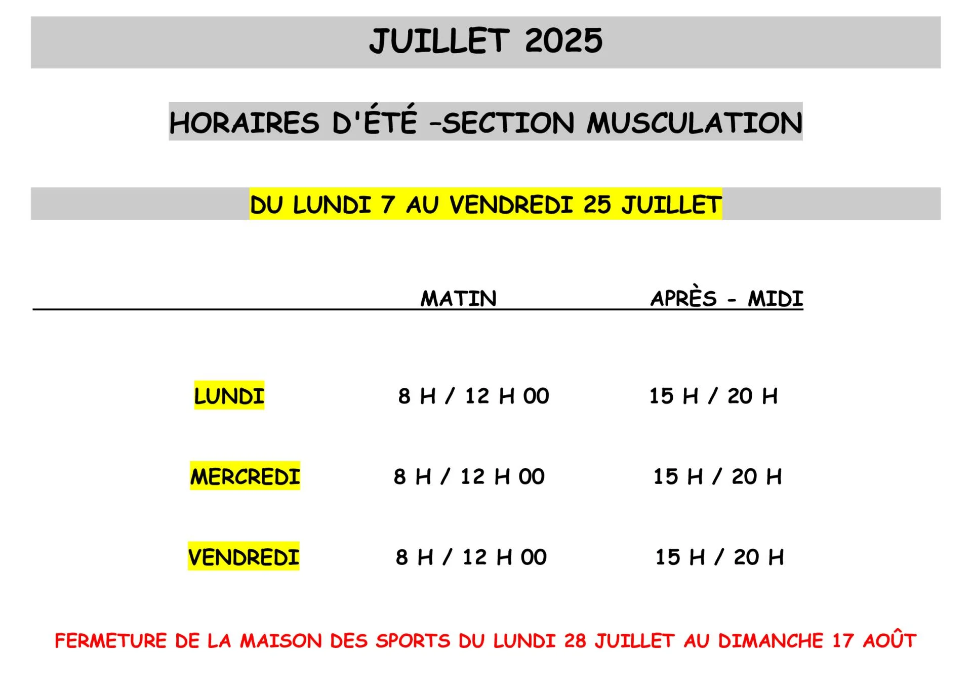 Juilet 2025